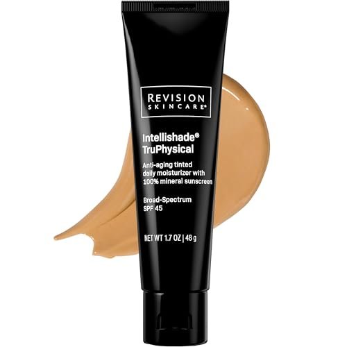 Revision Skincare Intellishade TruPhysical SPF 45 Tinted Sunscreen for Face - Anti-Aging Moisturizer with Vitamin C, 1.7 oz Avelisse