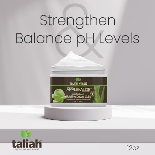 Taliah Waajid Green Apple & Aloe Nutrition Curl Definer - Strengthen & Balance pH, Curl Enhancing for Wavy, Curly, Coily, Kinky Hair, 12 oz Avelisse