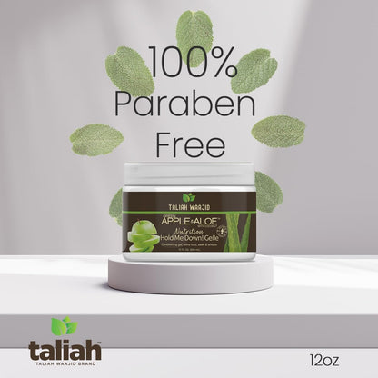 Taliah Waajid Green Apple & Aloe Nutrition Curl Definer - Strengthen & Balance pH, Curl Enhancing for Wavy, Curly, Coily, Kinky Hair, 12 oz Avelisse
