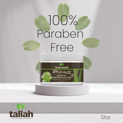 Taliah Waajid Green Apple & Aloe Nutrition Curl Definer - Strengthen & Balance pH, Curl Enhancing for Wavy, Curly, Coily, Kinky Hair, 12 oz Avelisse