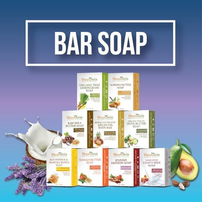 Shea Olein Naturally Essential Moroccan Argan Oil Body Bar with Coconut Butter and Indian Hemp Oil