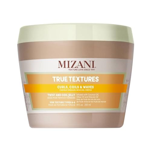 Mizani True Textures Twist and Coil Jelly - Paraben & Silicone-Free with Coconut Oil, 8 oz - görsel 2