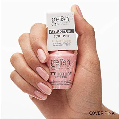 Gelish Brush On Structure Gel – Self-Leveling Building & Strengthening Gel for Sculpting, Enhancing Gel Manicures, Durable Long-Lasting Finish (Cover Pink, 0.5 oz) Avelisse