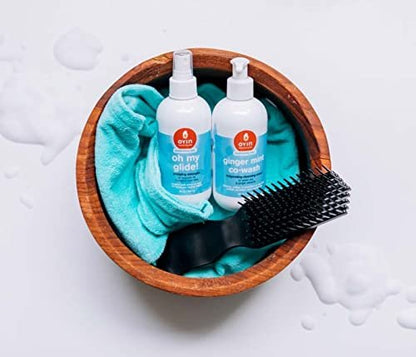 Oyin Handmade Ginger Mint Co-Wash Invigorating Cleansing Cream - Sulfate-Free Conditioner Wash for Curly & Natural Hair, 8 oz Avelisse