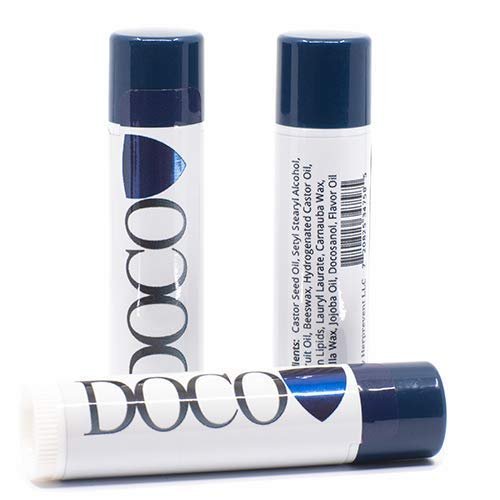 DocoShield Lip Balm with Docosanol (3-Pack) - Moisturizing Lip Care for Cold Sores Avelisse