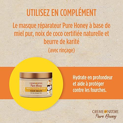 Creme of Nature Pure Honey, Coconut Oil & Shea Butter Hair Mask - Moisture Replenish & Strength, 11.5 oz - görsel 9