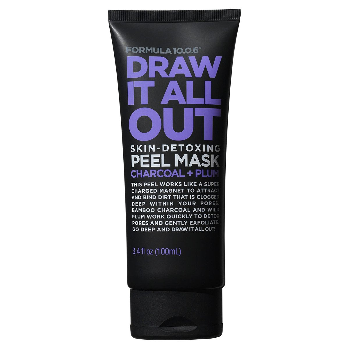 FORMULA 10.0.6 Draw It All Out Skin-Detoxing Charcoal Peel Mask - 3.4 fl oz - görsel 1