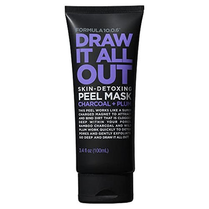 FORMULA 10.0.6 Draw It All Out Skin-Detoxing Charcoal Peel Mask - 3.4 fl oz