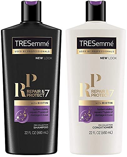 TRESemmé Repair & Protect 7 Shampoo and Conditioner Set with Biotin, 22 Fl Oz Each Avelisse