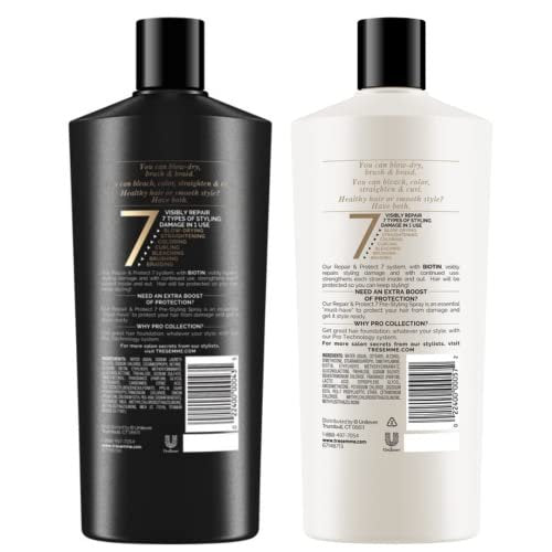 TRESemmé Repair & Protect 7 Shampoo and Conditioner Set with Biotin, 22 Fl Oz Each Avelisse
