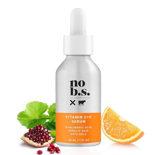Vitamin C + E Serum - Firming Face Serum for Anti-Aging, Smooths, Hydrates, Plumps Fine Lines & Reduces Dark Spots (1 fl oz) | No Bad Stuff Avelisse