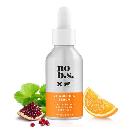 Vitamin C + E Serum - Firming Face Serum for Anti-Aging, Smooths, Hydrates, Plumps Fine Lines & Reduces Dark Spots (1 fl oz) | No Bad Stuff Avelisse