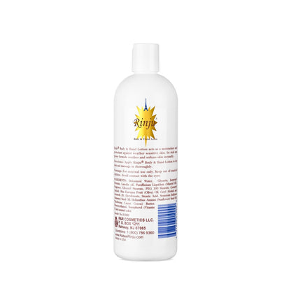 Rinju Shea Butter & Red Cocoa Butter Lotion Set – Vitamin E Daily Moisturizer (3 x 16 oz + 2 oz Rubee Lotion)