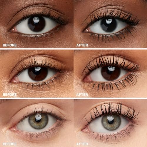 Smashbox Super Fan Lash Lengthening Mascara – Fanned-Out Volume & Length, Long-Wearing, No Clumping, 0.34 Fl Oz, Black Avelisse