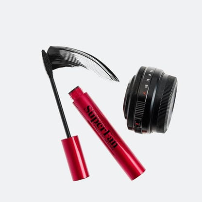 Smashbox Super Fan Lash Lengthening Mascara – Fanned-Out Volume & Length, Long-Wearing, No Clumping, 0.34 Fl Oz, Black Avelisse
