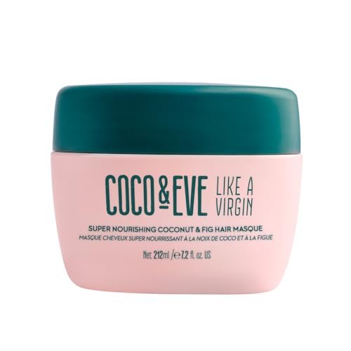 Coco & Eve Like a Virgin Hair Masque - Coconut & Fig Hair Mask for Dry Damaged Hair with Shea Butter & Argan Oil | Deep Conditioning Hair Treatment (212 ml) - görsel 2