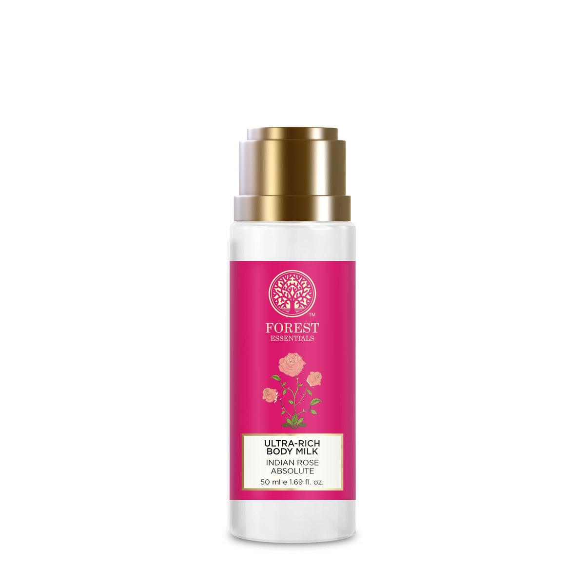 Forest Essentials Ultra Rich Body Lotion, Indian Rose Absolute - 50ml - görsel 1