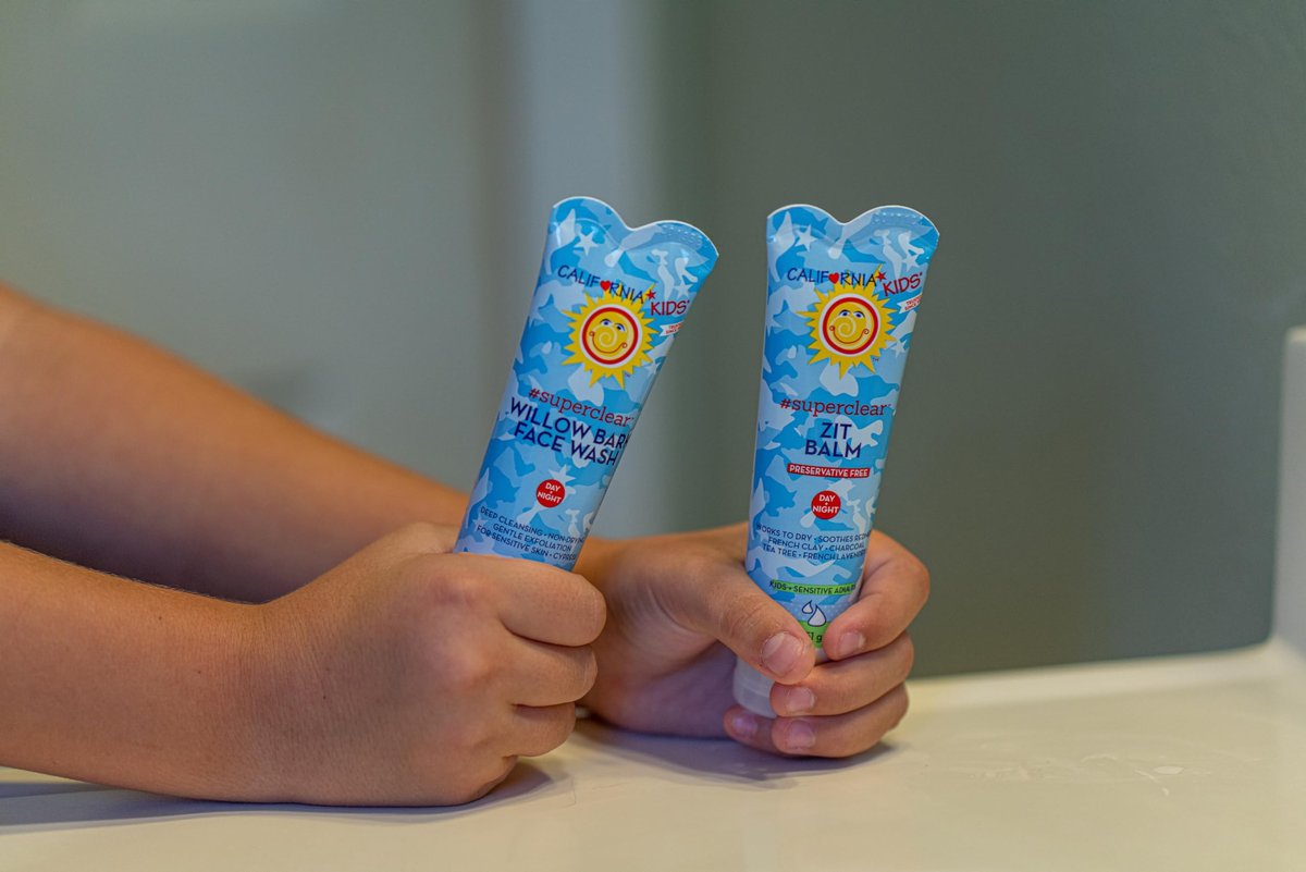 California Kids Face Wash – Gentle Exfoliating Face Wash for Kids & Teens with Mild Salicylic Acid, Sensitive Skin, 1.8 oz Avelisse