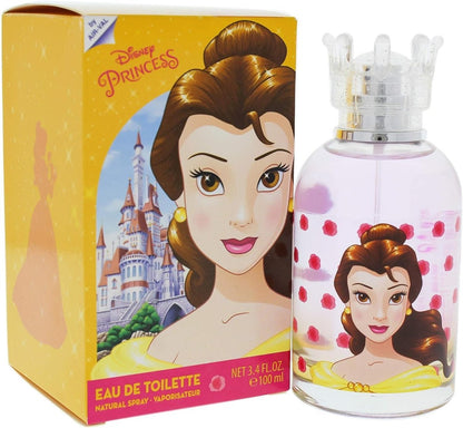 Disney Princess Belle Eau de Toilette Spray for Kids - 3.4 oz Enchanting Fragrance Avelisse