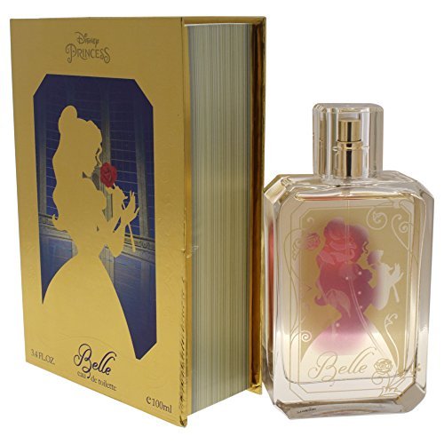 Disney Princess Belle Eau de Toilette Spray for Kids - 3.4 oz Enchanting Fragrance Avelisse