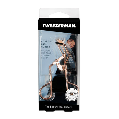 Tweezerman Curl 38 Rose Gold Lash Curler for Almond or Deep Set Eyes Avelisse