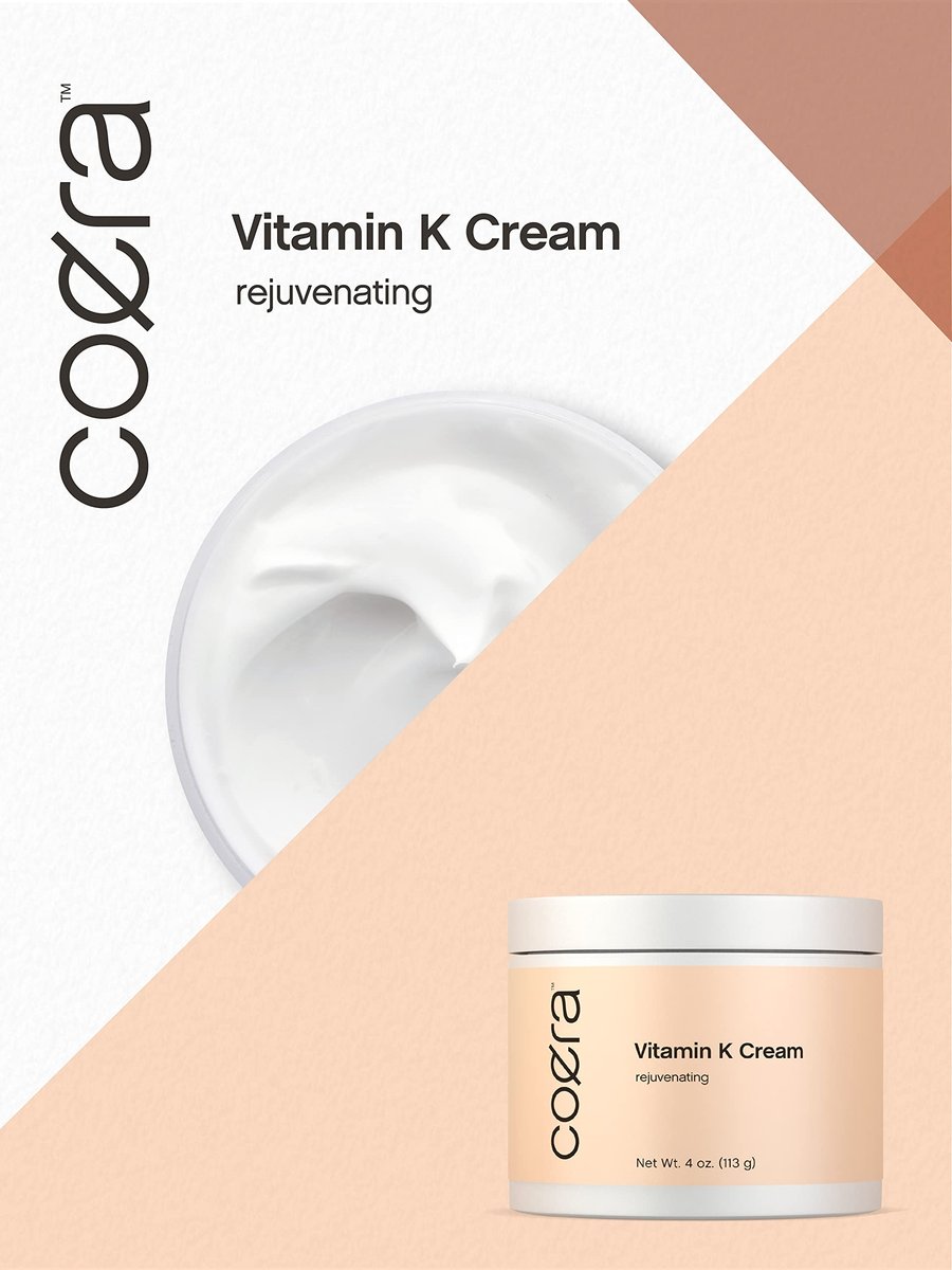 Coera Vitamin K Cream 4 oz | Premium Formula for Bruises, Spider Veins, Dark Circles, Broken Capillaries, Eyes, and Face | Paraben and SLS Free - görsel 15