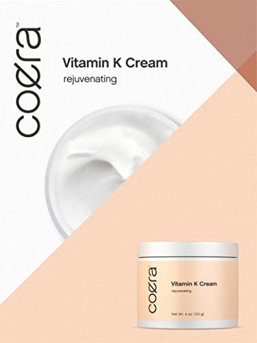 Coera Vitamin K Cream 4 oz | Premium Formula for Bruises, Spider Veins, Dark Circles, Broken Capillaries, Eyes, and Face | Paraben and SLS Free - görsel 16