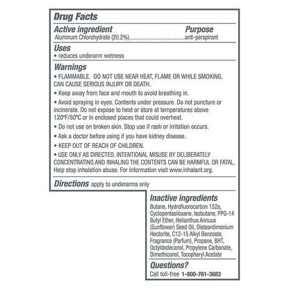 Dove Dry Spray Antiperspirant - Invisible - Sheer Fresh - 3.8 oz (107 g) per Can, Pack of 3