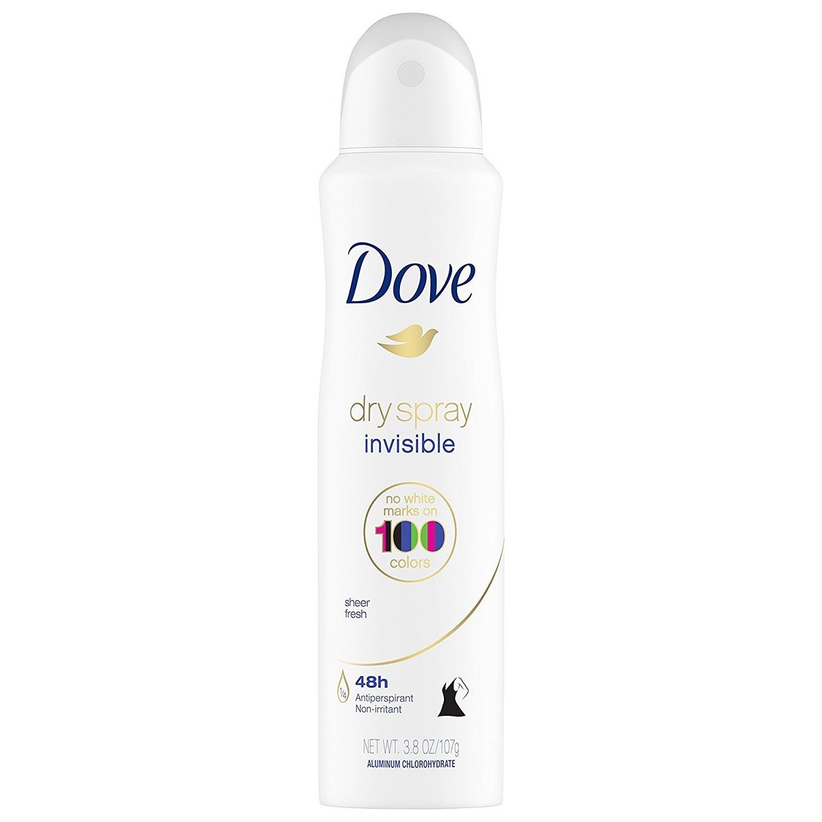 Dove Dry Spray Antiperspirant - Invisible - Sheer Fresh - 3.8 oz (107 g) per Can, Pack of 3 - görsel 3