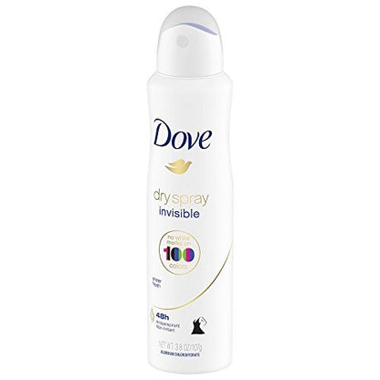 Dove Dry Spray Antiperspirant - Invisible - Sheer Fresh - 3.8 oz (107 g) per Can, Pack of 3
