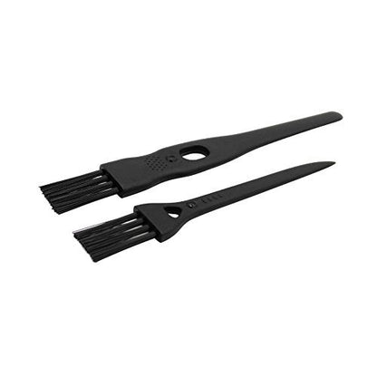 GFDesign Electric Shaver Cleaning Brushes - Nylon Bristles, PP Handle, Set of 8 (Black)