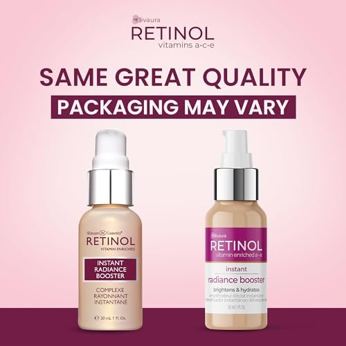 LIVAURA Retinol Instant Radiance Booster – Anti-Aging Primer with Vitamin A & Peptides for Luminous, Firm Skin Avelisse