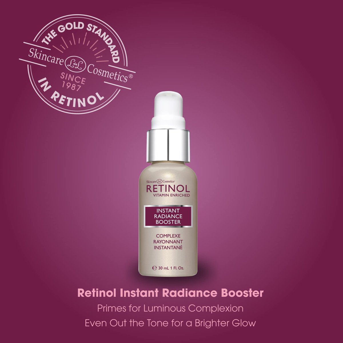 LIVAURA Retinol Instant Radiance Booster – Anti-Aging Primer with Vitamin A & Peptides for Luminous, Firm Skin Avelisse