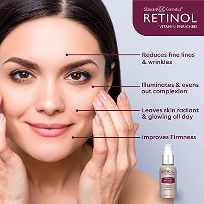 LIVAURA Retinol Instant Radiance Booster – Anti-Aging Primer with Vitamin A & Peptides for Luminous, Firm Skin Avelisse