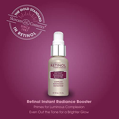 LIVAURA Retinol Instant Radiance Booster – Anti-Aging Primer with Vitamin A & Peptides for Luminous, Firm Skin Avelisse