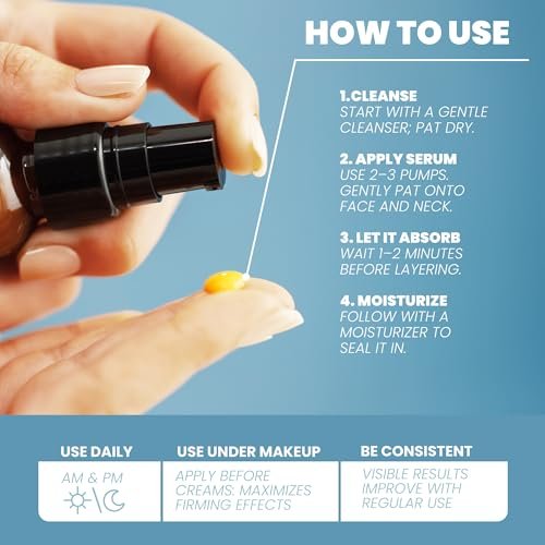 Eva Naturals 10 Actives Serum – Vitamin C, Niacinamide, Hyaluronic Acid, Turmeric, CoQ10 – Natural Anti Aging Face Serum for Dark Spots, Wrinkles, Acne, Skin Care & Facial Spot Remover Avelisse