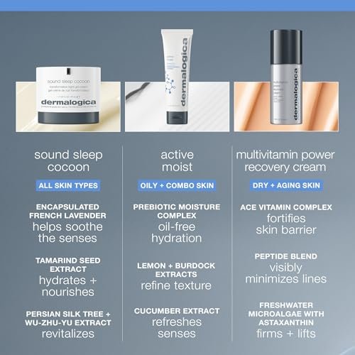 Dermalogica Sound Sleep Cocoon Night Cream - Revitalizing Overnight Moisturizer with Essential Oils, 1.7 oz Avelisse
