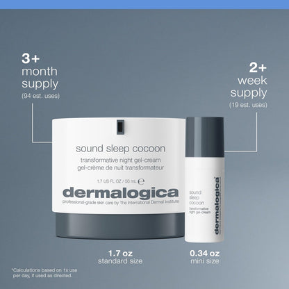 Dermalogica Sound Sleep Cocoon Night Cream - Revitalizing Overnight Moisturizer with Essential Oils, 1.7 oz Avelisse