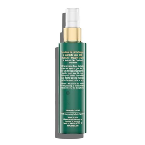 Hylunia Colloidal Silver Mist Toner – Hydrating Toner for Acne-Prone, Inflamed Skin, 5.1 fl oz Avelisse