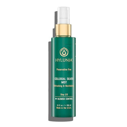 Hylunia Colloidal Silver Mist Toner – Hydrating Toner for Acne-Prone, Inflamed Skin, 5.1 fl oz Avelisse