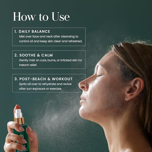 Hylunia Colloidal Silver Mist Toner – Hydrating Toner for Acne-Prone, Inflamed Skin, 5.1 fl oz Avelisse