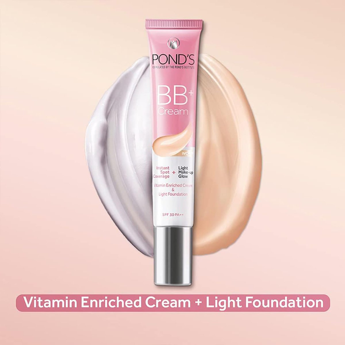 POND'S BB+ Cream Ivory Lightweight Foundation Cream 18g - Natural Glow & SPF Protection - görsel 11