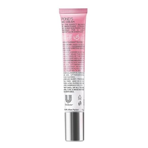 POND'S BB+ Cream Ivory Lightweight Foundation Cream 18g - Natural Glow & SPF Protection - görsel 4