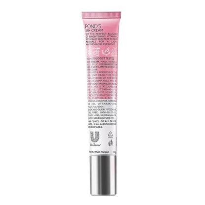 POND'S BB+ Cream Ivory Lightweight Foundation Cream 18g - Natural Glow & SPF Protection