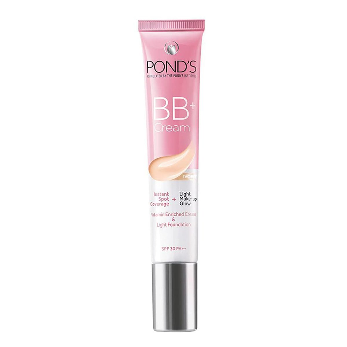 POND'S BB+ Cream Ivory Lightweight Foundation Cream 18g - Natural Glow & SPF Protection - görsel 1