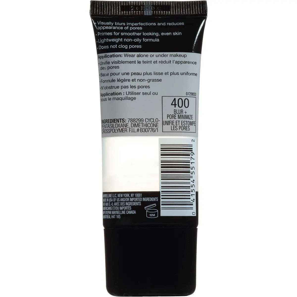 Maybelline New York Facestudio Master Prime Primer Makeup, Blur + Pore Minimize, 1 fl. oz. Avelisse