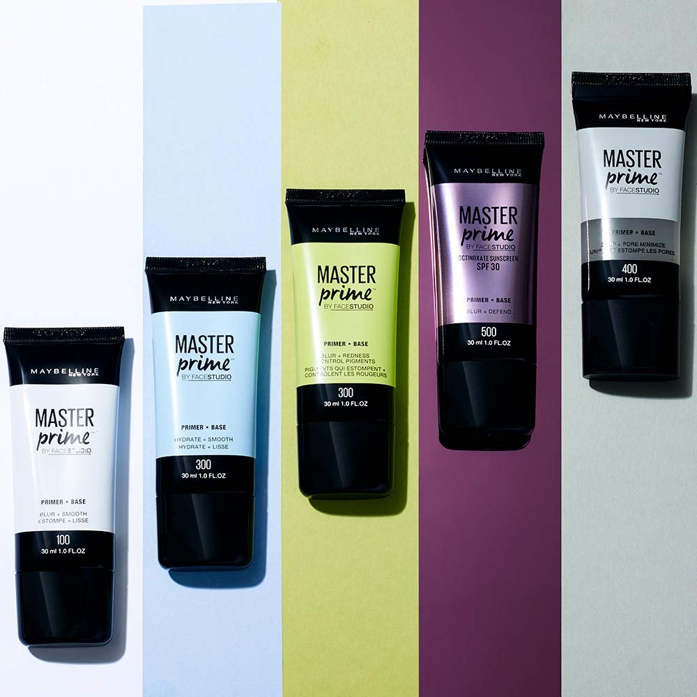 Maybelline Face Studio Master Prime Face Primer Makeup Base - Blur + Redness Control, 1 fl oz - görsel 9