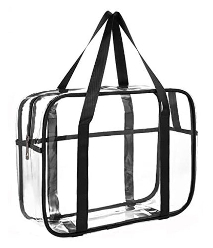 ONEGenug Clear Toiletry Bag - Large Transparent Cosmetic Bag, Waterproof Makeup Artist Case, Luggage Organizer (XL, PVC) Avelisse