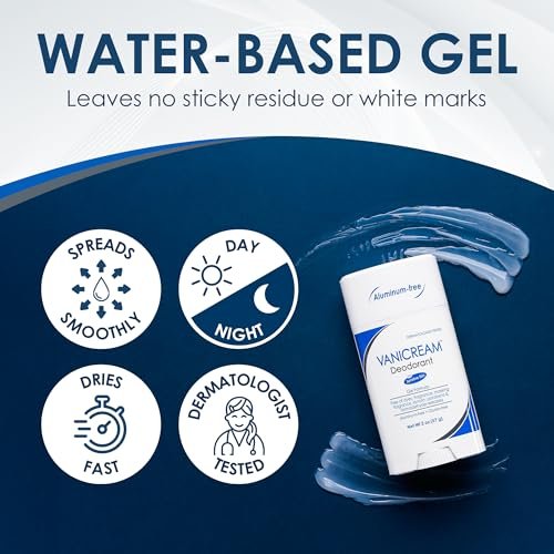 Vanicream Aluminum-Free Gel Deodorant - Unscented for Sensitive Skin, 2 oz - görsel 8