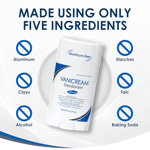 Vanicream Aluminum-Free Gel Deodorant - Unscented for Sensitive Skin, 2 oz - görsel 6